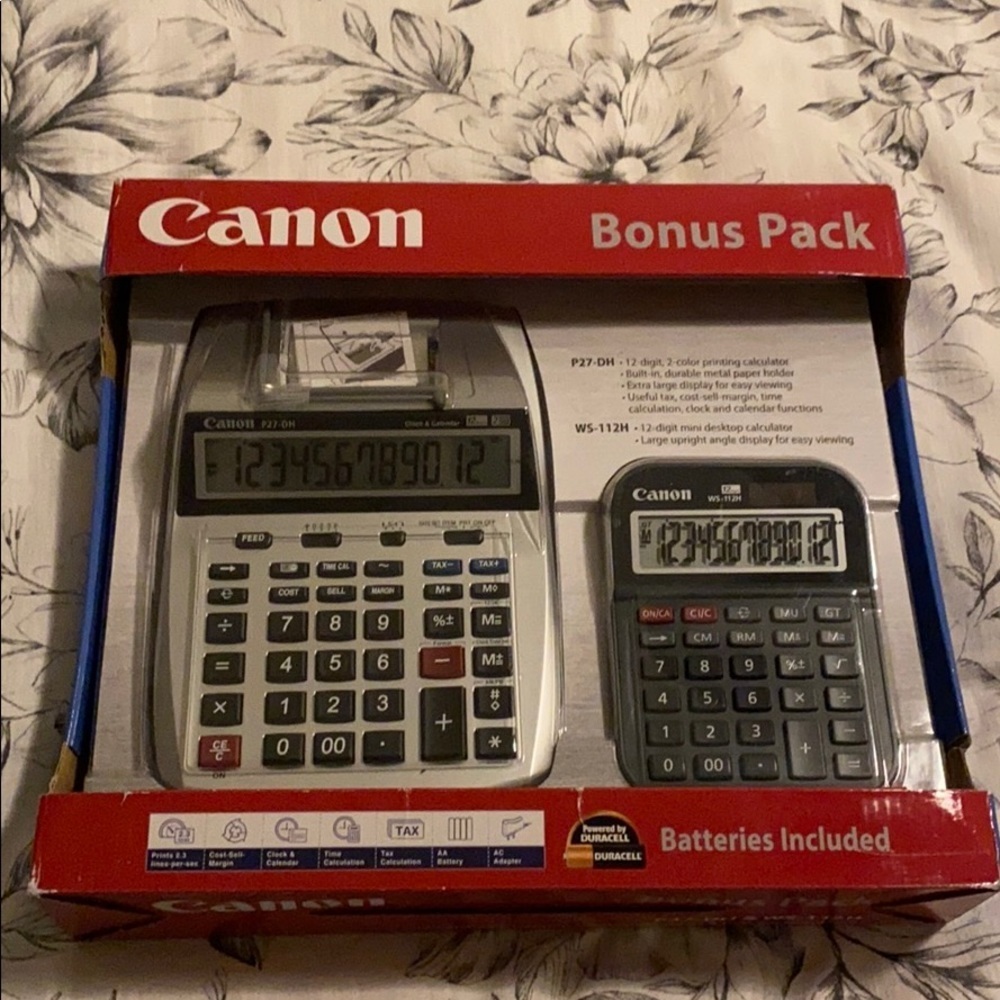 Canon Calculator bonus pack new in box